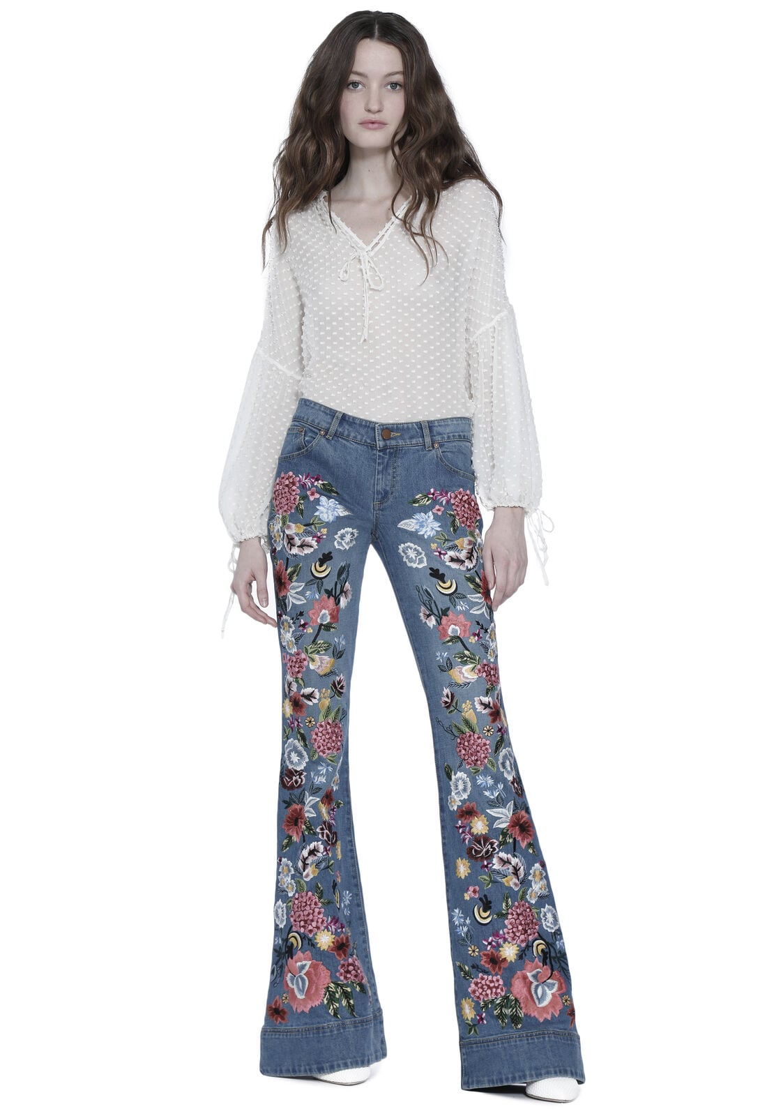 RYLEY LOW RISE BELL JEAN-MULTI-ALICE + OLIVIA