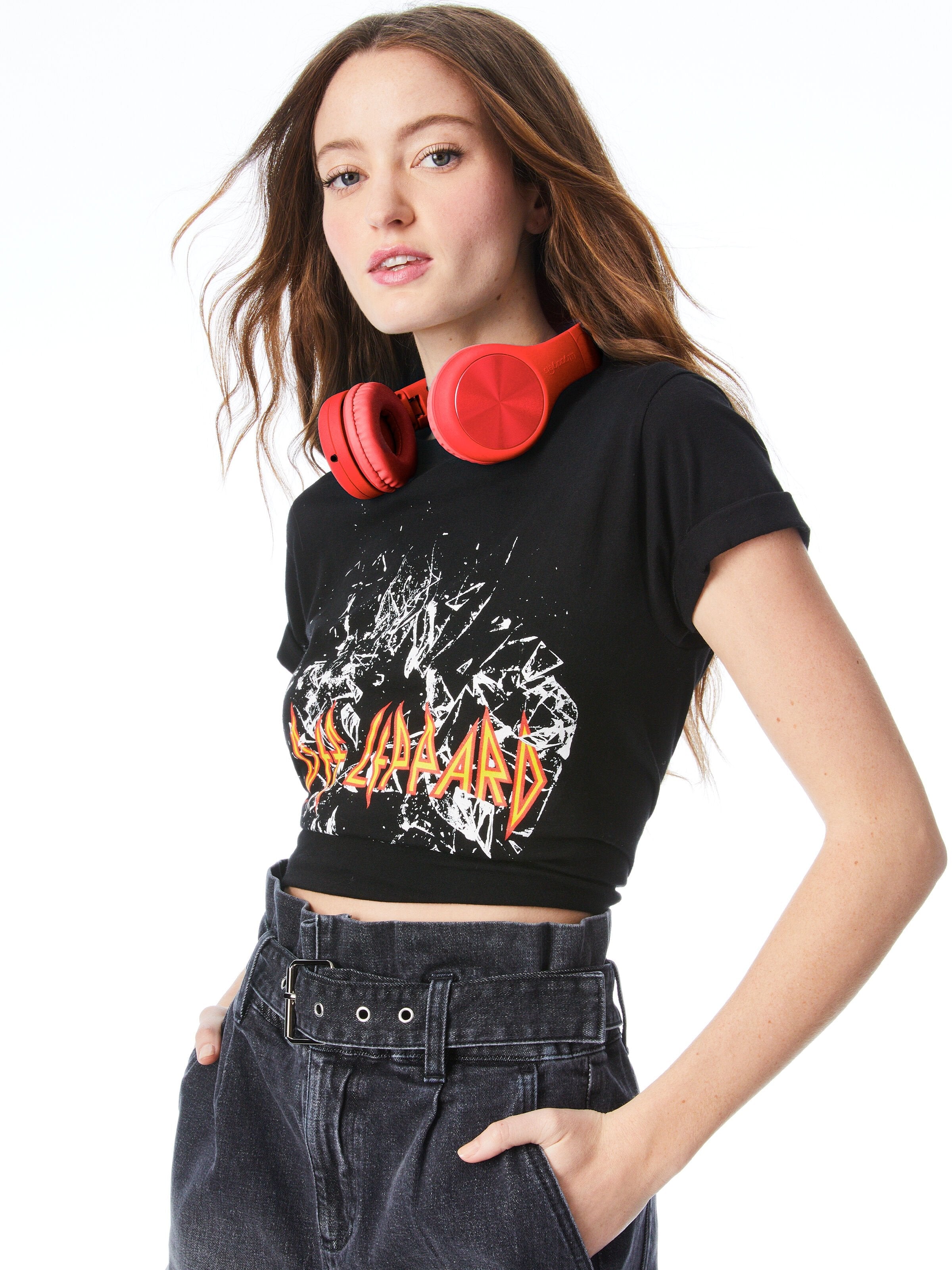 SHIRA TEE-BLACK/MULTI-ALICE + OLIVIA