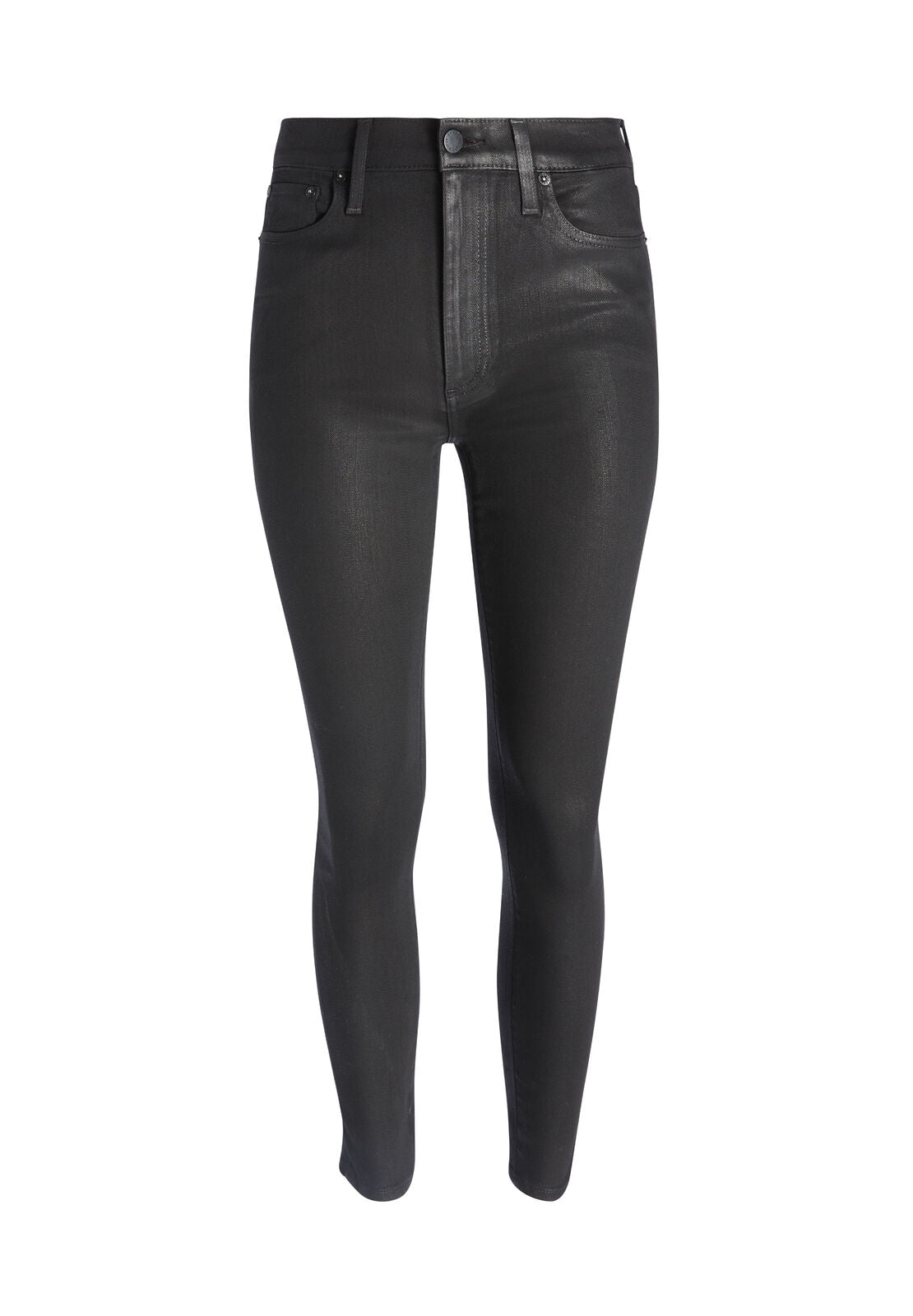 GOOD HIGH RISE COATED SKINNY JEAN-ALICE + OLIVIA