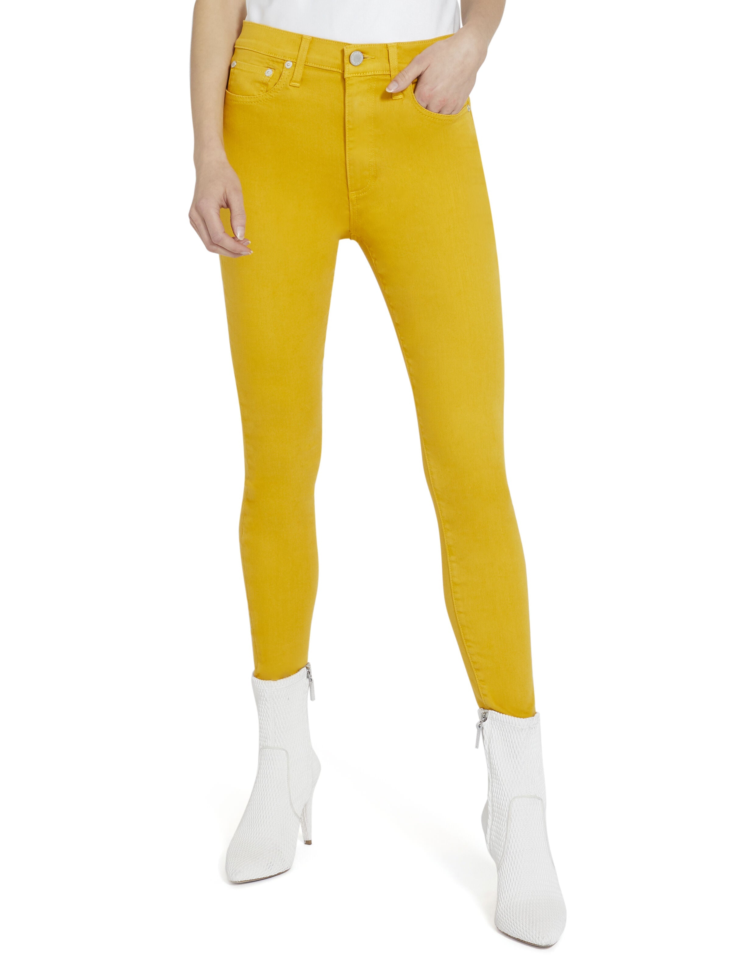 GOOD HIGH RISE ANKLE SKINNY JEAN-ALICE + OLIVIA