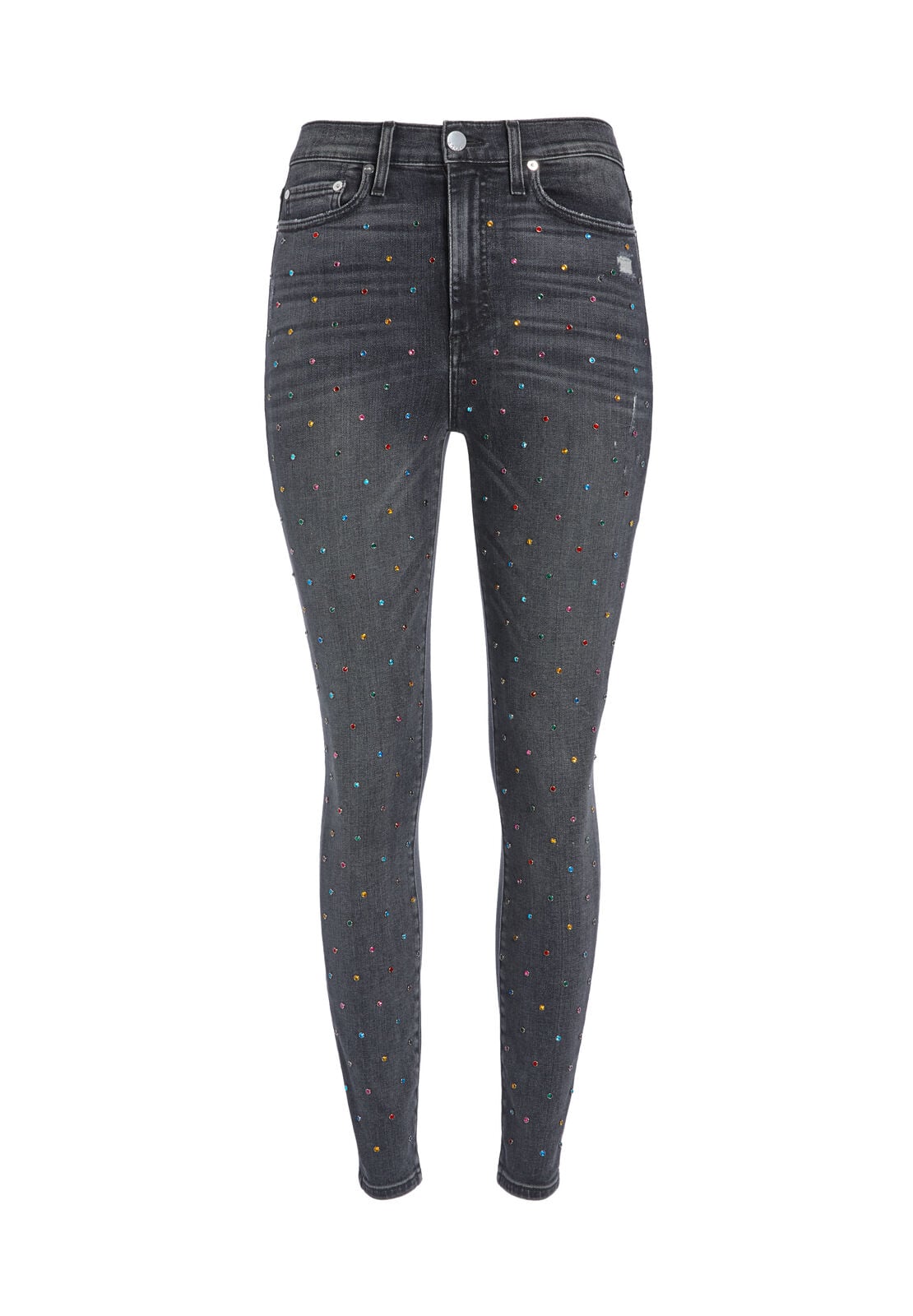 GOOD HIGH RISE CRYSTAL SKINNY-ALICE + OLIVIA