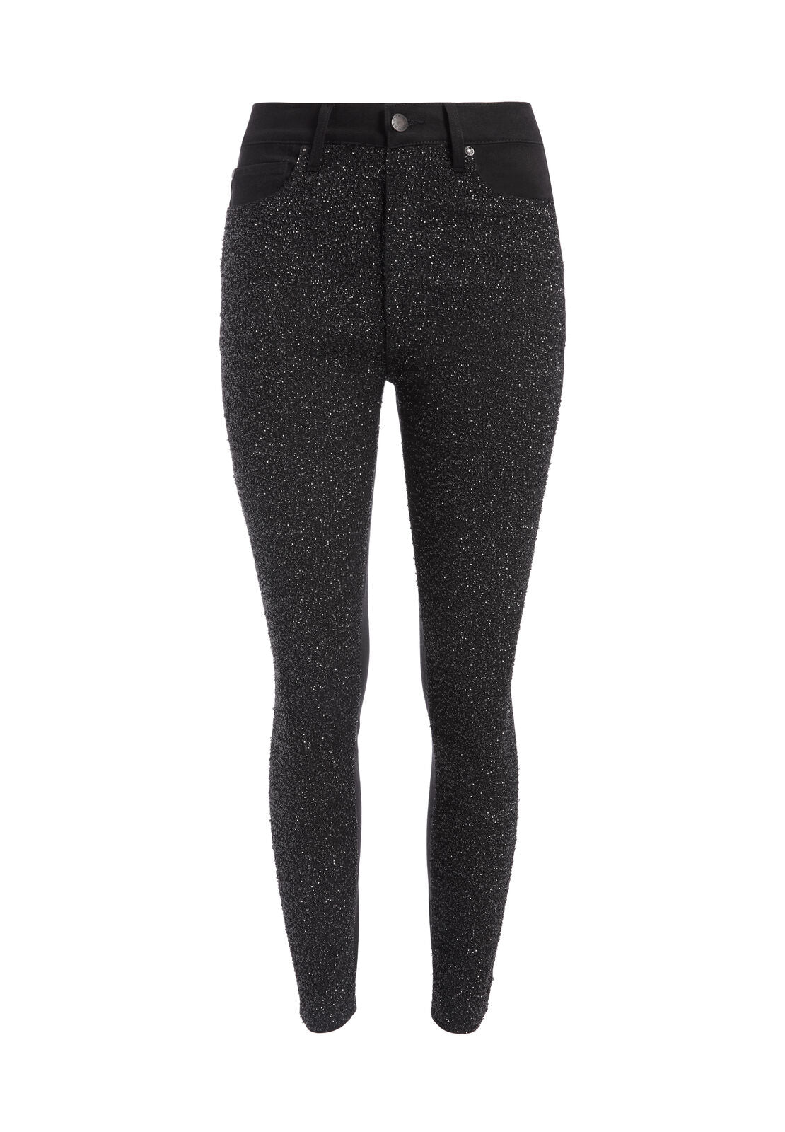 GOOD SEQUIN HIGH RISE SKINNY JEAN-ALICE + OLIVIA