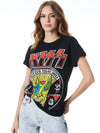 MILO KISS TEE-BLACK/MULTI-ALICE + OLIVIA