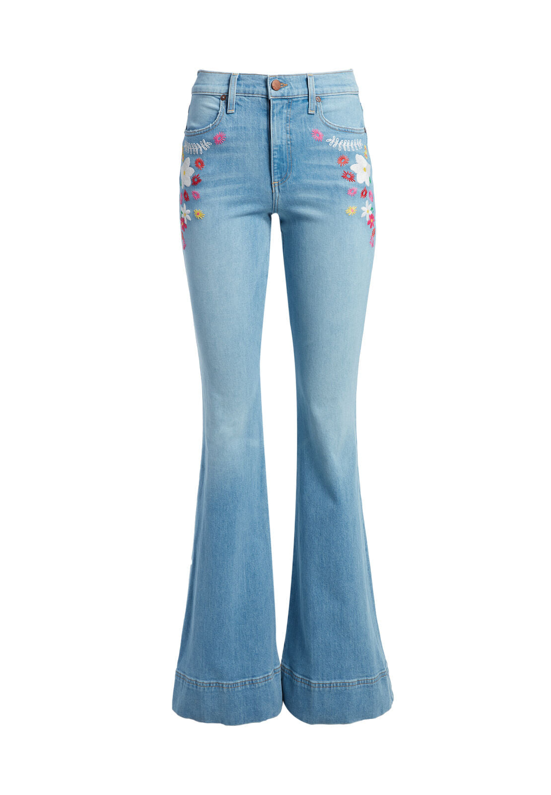 BEAUTIFUL EMBROIDERED JEAN-ALICE + OLIVIA