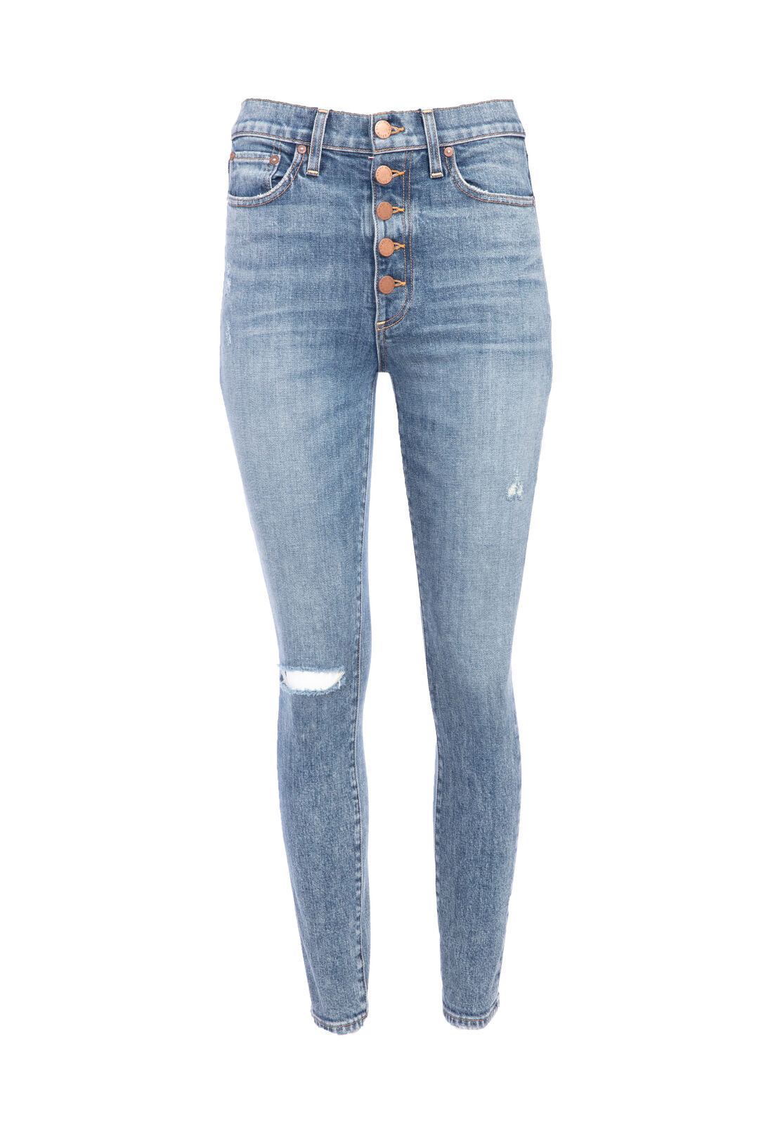 GOOD HIGH RISE EXPOSED BUTTON JEAN-ALICE + OLIVIA
