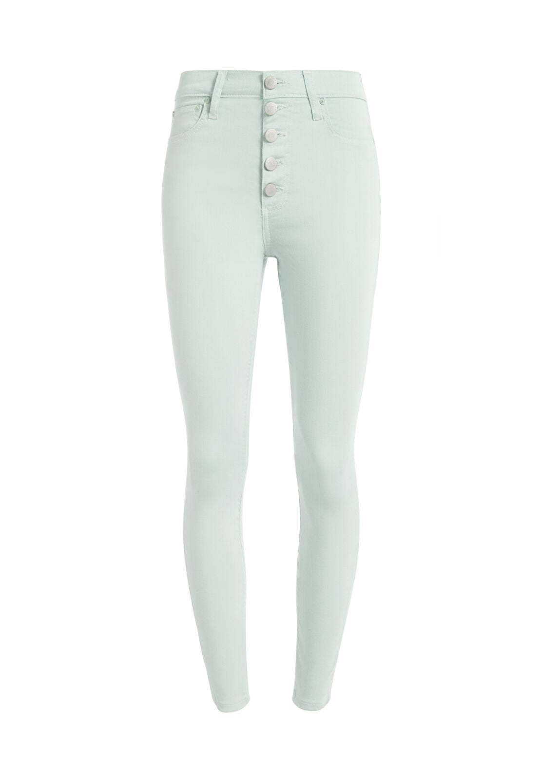 GOOD HIGH RISE EXPOSED BUTTON JEAN