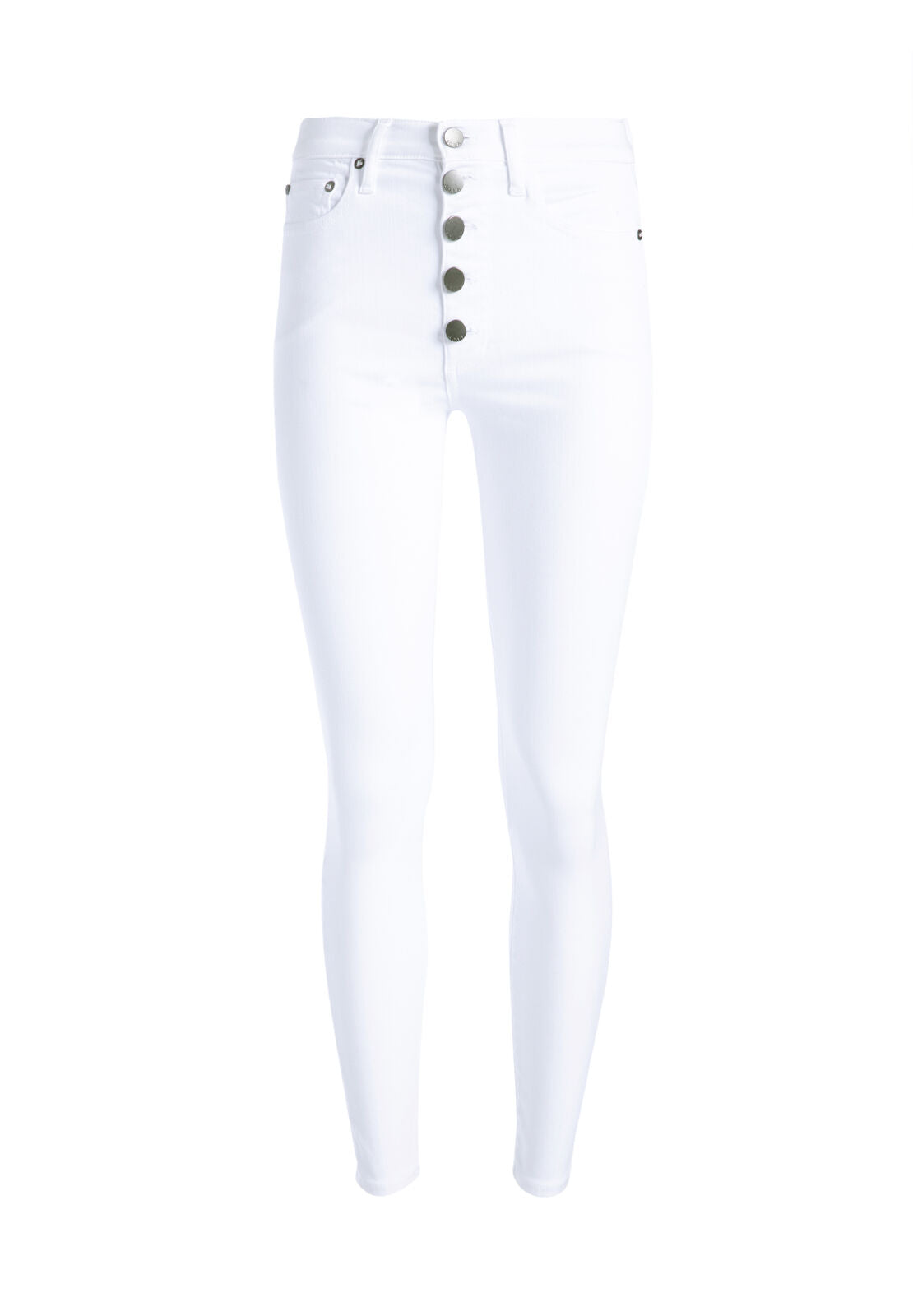 GOOD HIGH RISE EXPOSED BUTTON JEAN