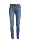 GOOD HIGH RISE EXPSD BTTN FLY-ALICE + OLIVIA