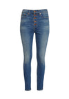 GOOD HIGH RISE EXPSD BTTN FLY-ALICE + OLIVIA