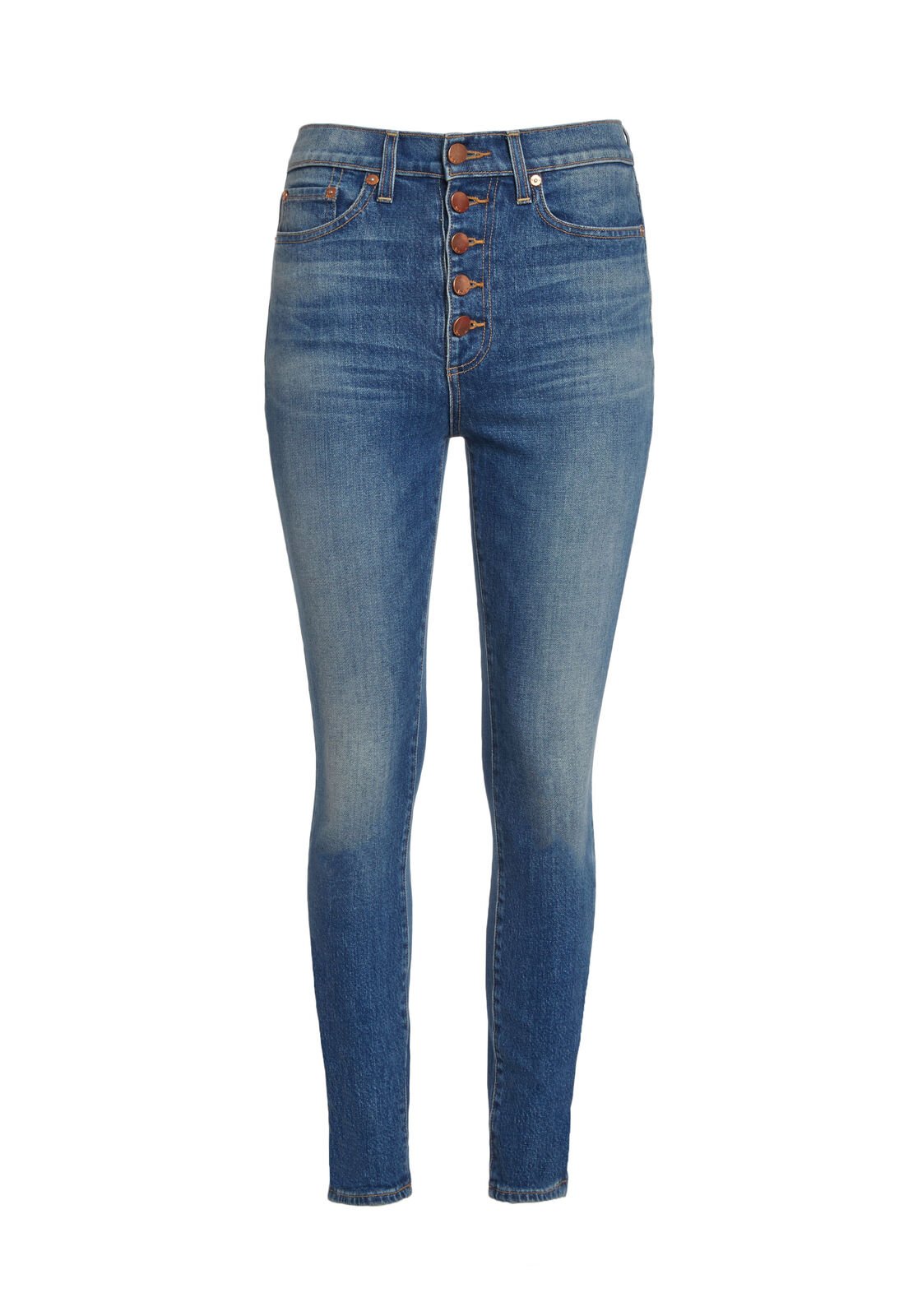 GOOD HIGH RISE EXPSD BTTN FLY-ALICE + OLIVIA