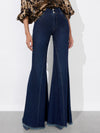 BEAUTIFUL JEAN-BLEACHED LIGHTNING BLUE-ALICE + OLIVIA