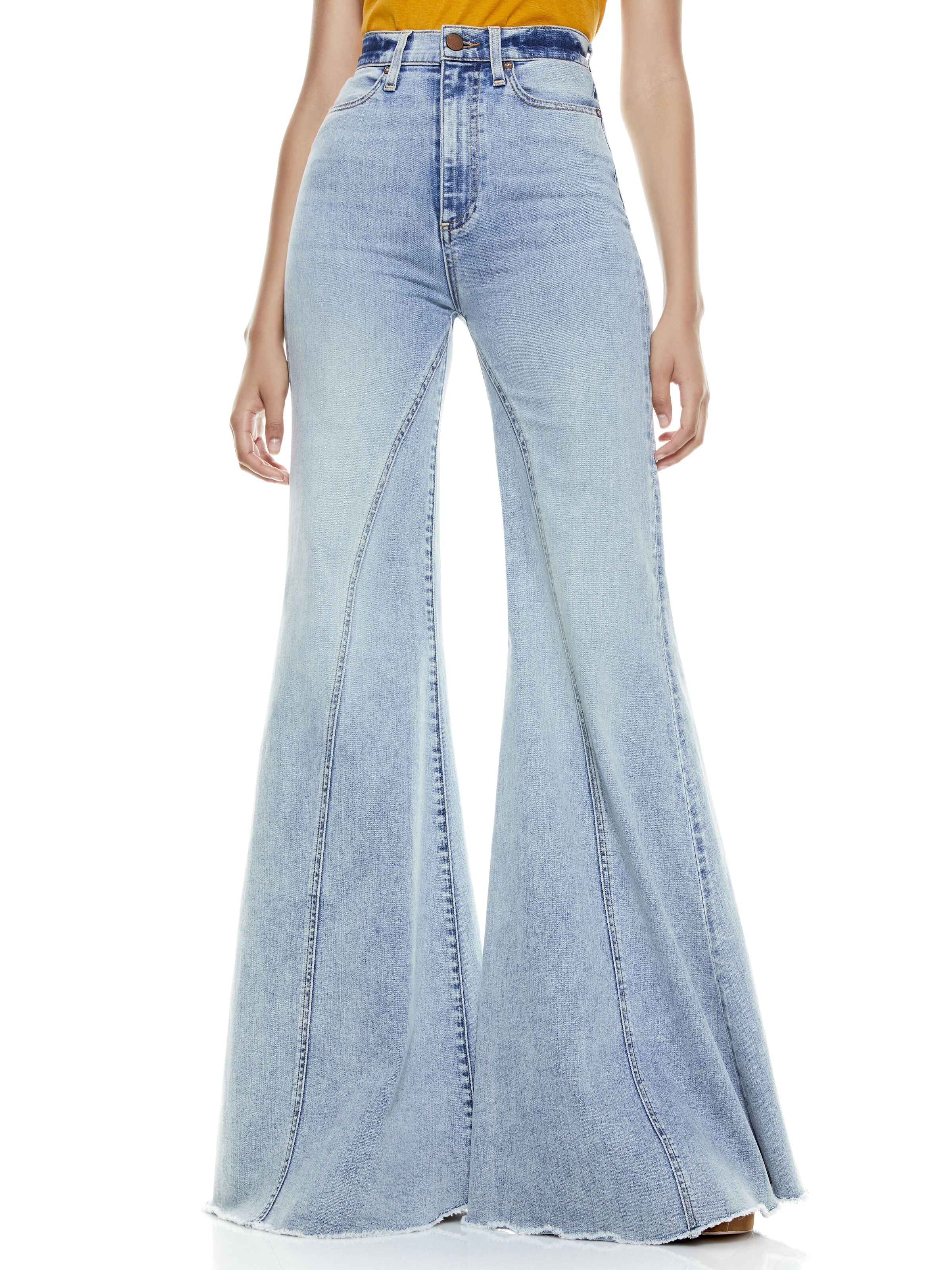 BEAUTIFUL SEAMED WIDE LEG-WILDFIRE-ALICE + OLIVIA