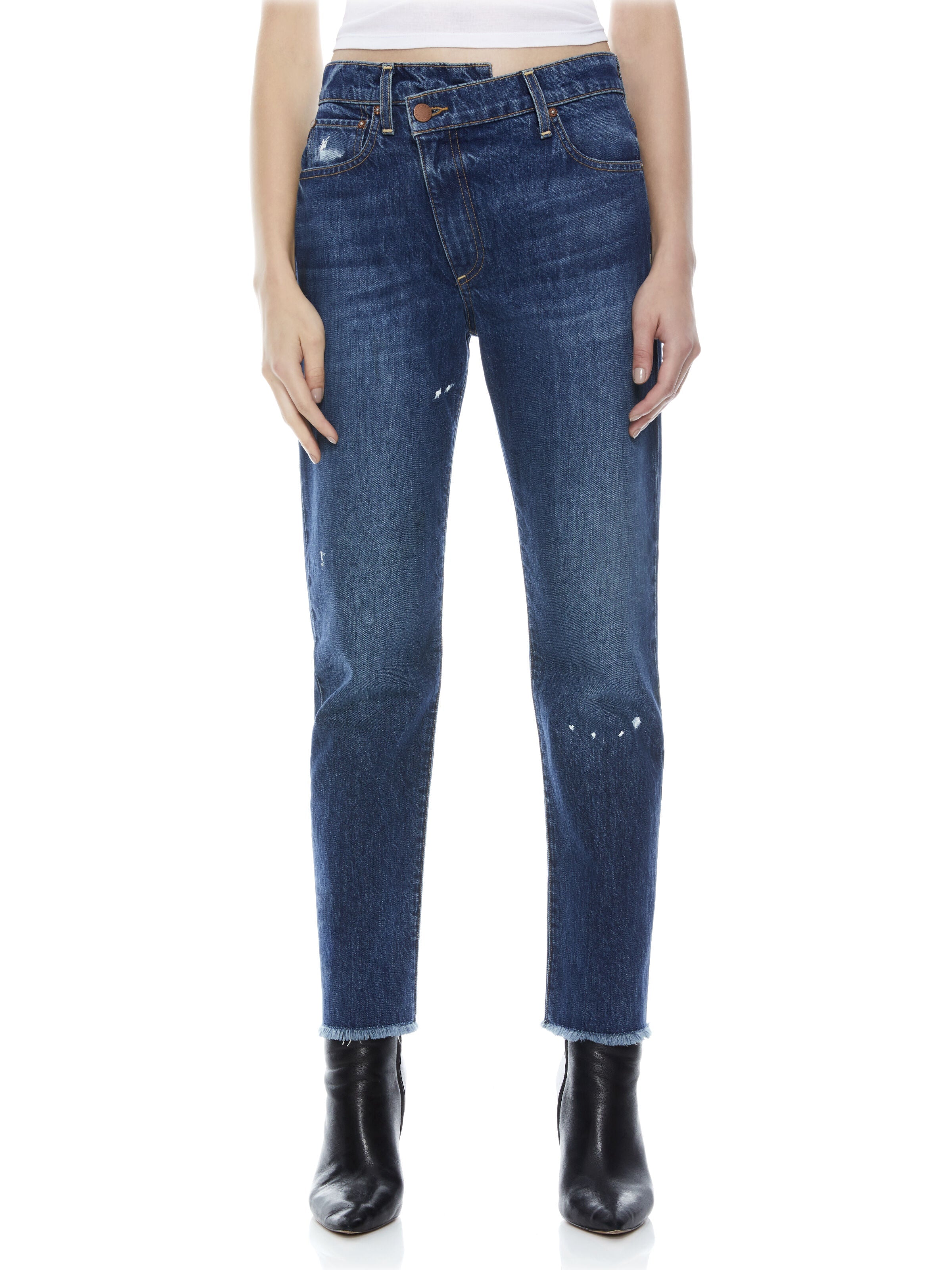 AMAZING ASYMMETRICAL JEAN-ALICE + OLIVIA