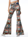 BEAUTIFUL PATCHWORK MID RISE BELL-MIXED PATCHWORK-ALICE + OLIVIA