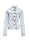 HIGH LOW DENIM JKT-OUT OF SIGHT-ALICE + OLIVIA