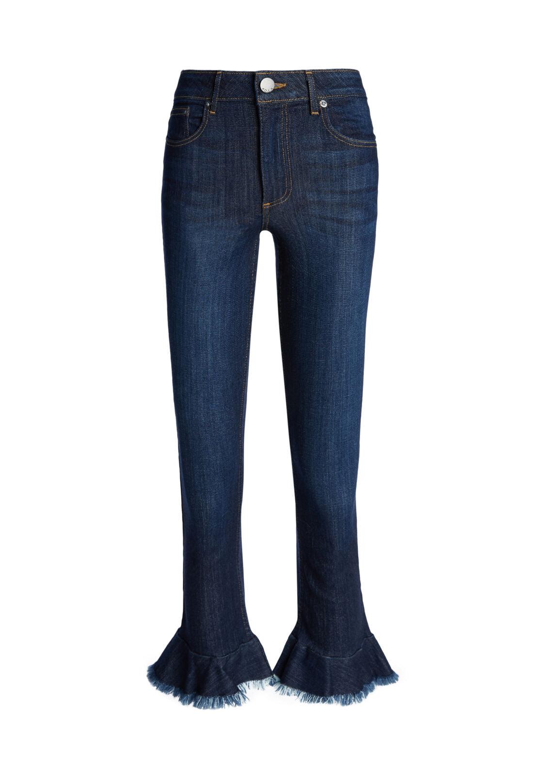 ZOE RUFFLED HEM JEANS