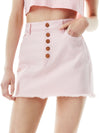 GOOD HIGH RISE MINI SKIRT-ENGLISH ROSE-ALICE + OLIVIA