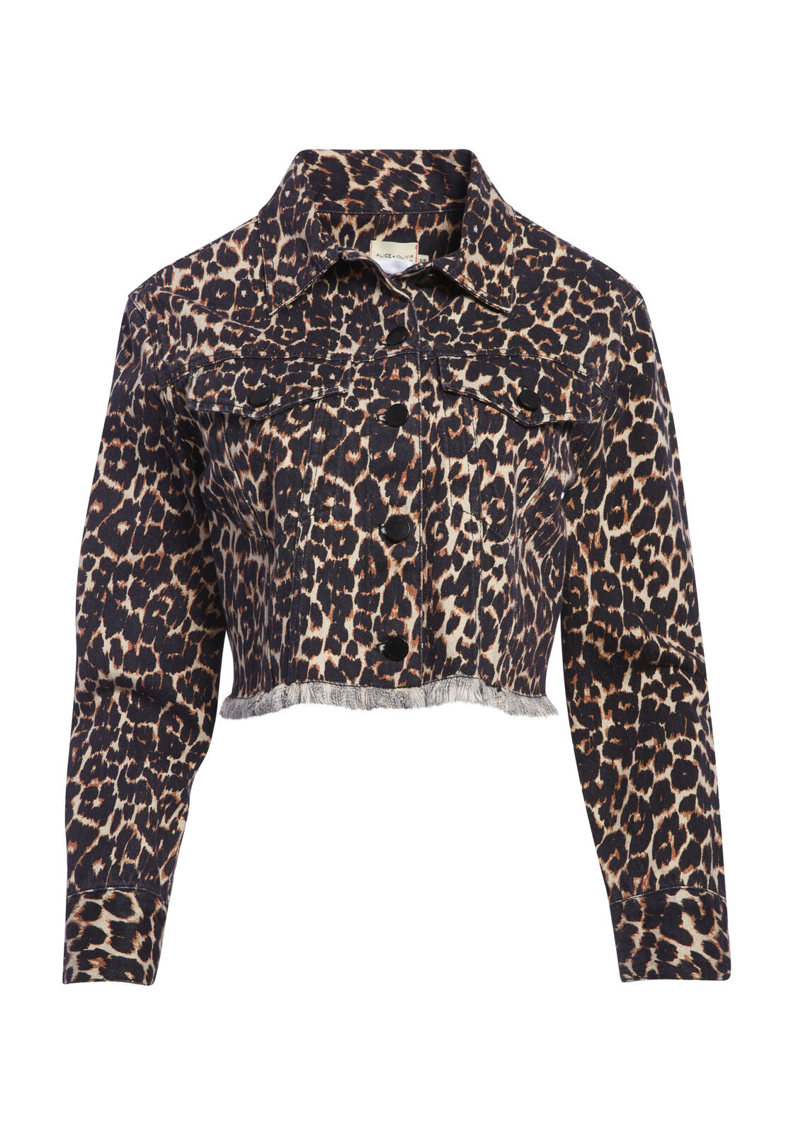 BOXY LEOPARD CROPPED JACKET-LEOPARD-ALICE + OLIVIA
