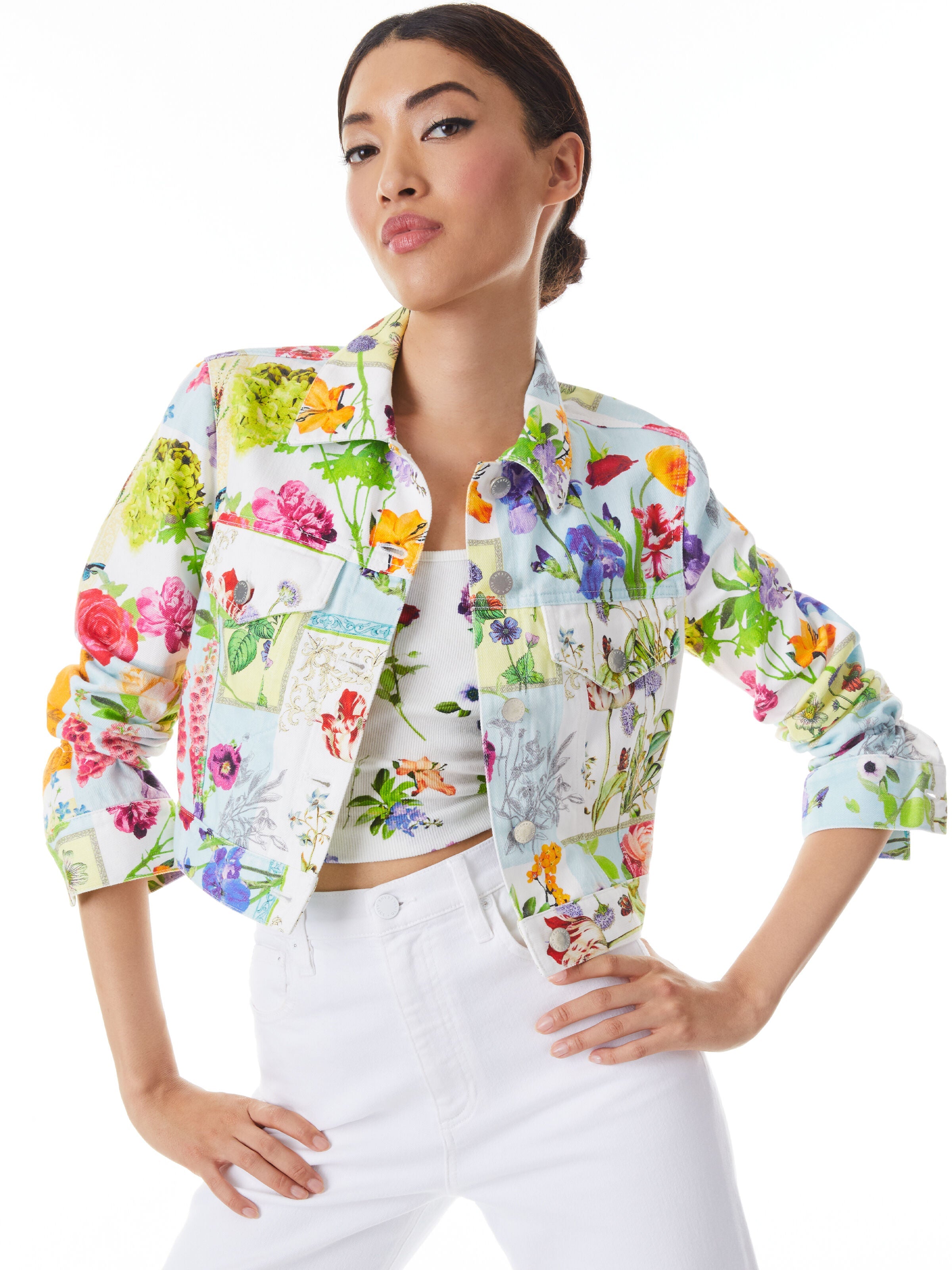 CHLOE BOXY CROPPED JACKET