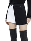 AMAZING TWO TONE MINI SKIRT-ALICE + OLIVIA