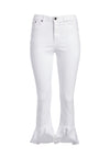 PERFECT ZOE RUFFLED HEM JEAN-VINTAGE SUGAR-ALICE + OLIVIA