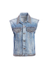 AMAZING STUDDED OVERSIZED VEST-ALICE + OLIVIA
