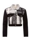 BANDANA PATCHWORK CROPPED JACKET-GET DOWN/MULTI-ALICE + OLIVIA