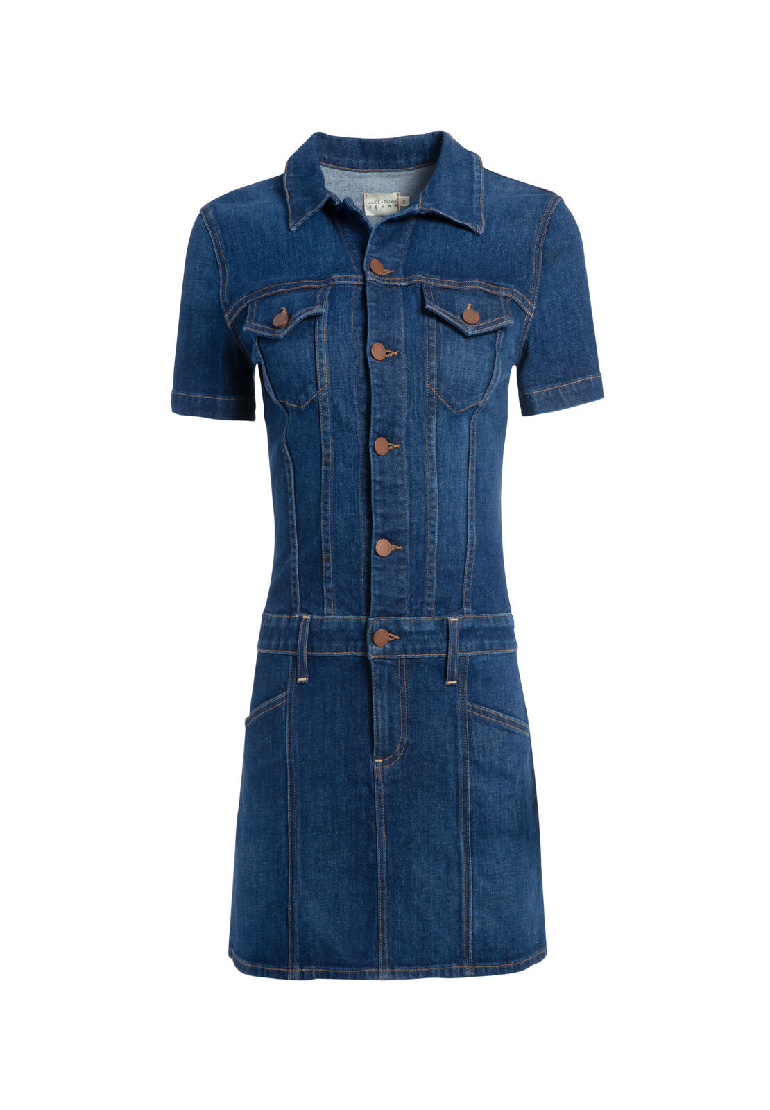 AMAZING DENIM MINI DRESS