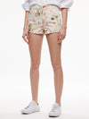 AMAZING HIGH RISE DENIM VINTAGE SHORT-ALICE + OLIVIA