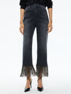 AMAZING CRYSTAL FRINGE HEM JEAN-ROCKSTAR BLUE-ALICE + OLIVIA