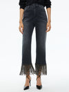 AMAZING CRYSTAL FRINGE HEM JEAN-ROCKSTAR BLUE-ALICE + OLIVIA