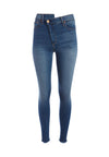 GOOD HIGH RISE ASYMMETRICAL SKINNY-ALICE + OLIVIA
