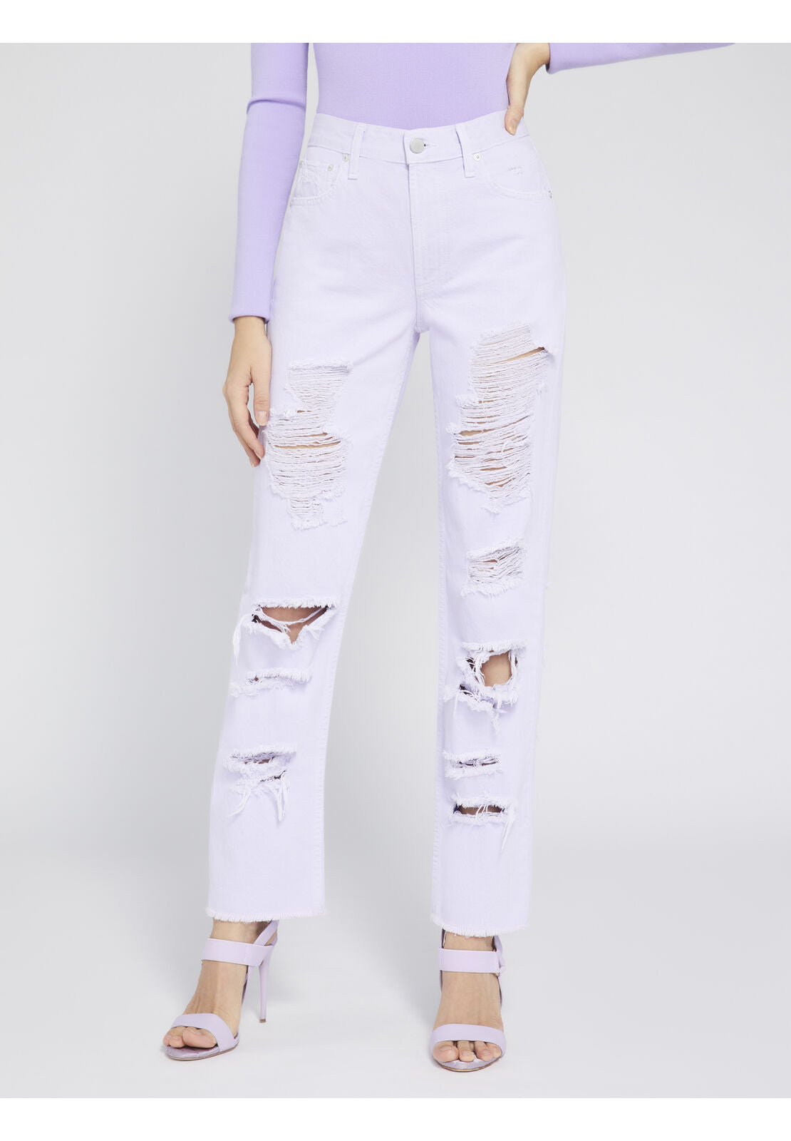 GENEVIVE DISTRESSED GIRLFRIEND JEAN-ALICE + OLIVIA