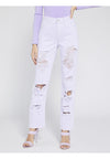 GENEVIVE DISTRESSED GIRLFRIEND JEAN-ALICE + OLIVIA