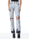 GENEVIEVE BAGGY JEAN-TIE DYE-ALICE + OLIVIA