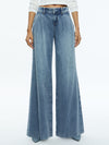 ERIC LOW RISE JEAN-SADIE LT VINTAGE BLUE-ALICE + OLIVIA