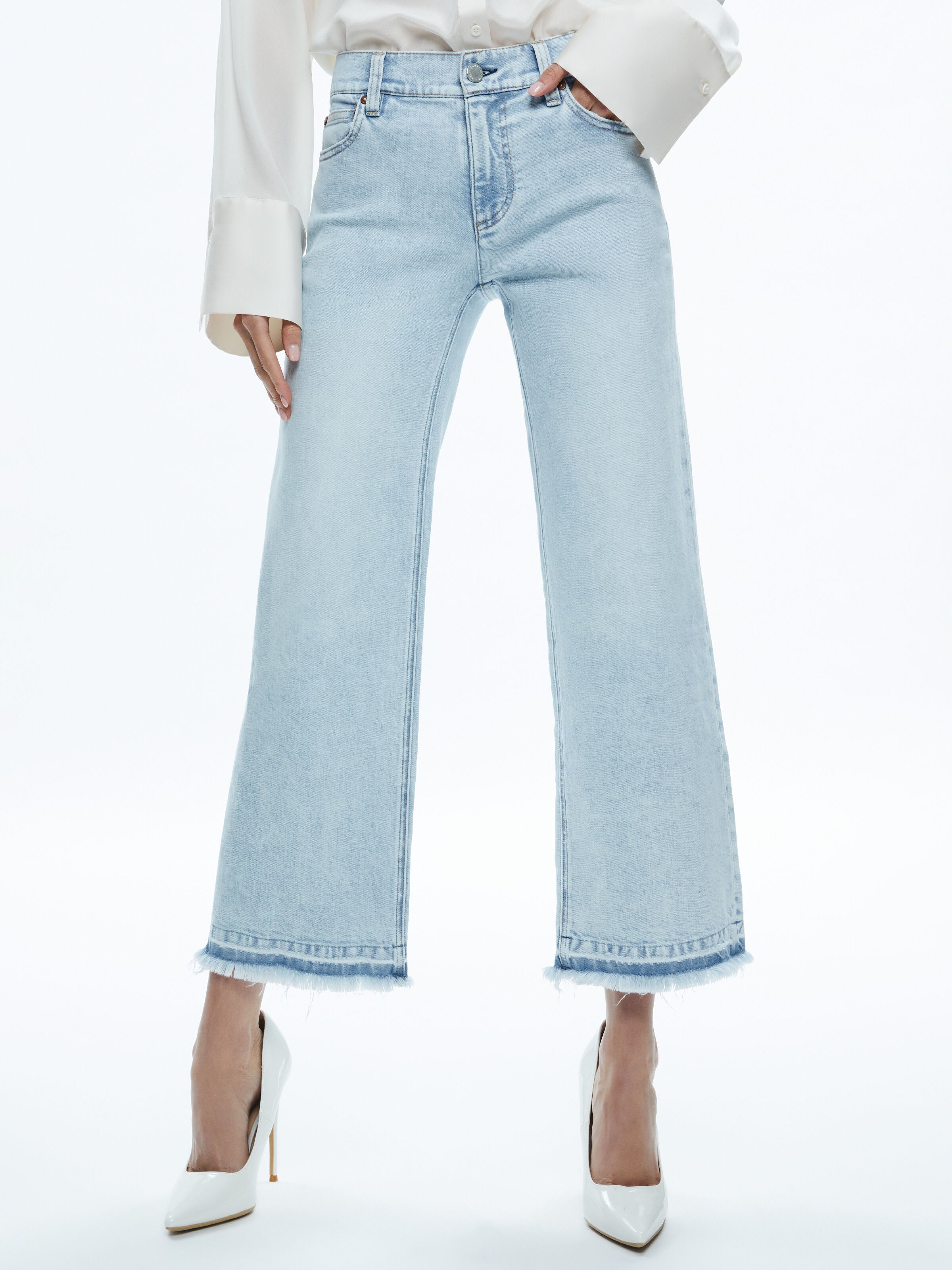 LORRINE KICK-FLARE ANKLE JEAN