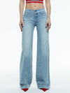 KAYLA WIDE LEG COIN POCKET JEAN-ROCKSTAR BLUE-ALICE + OLIVIA