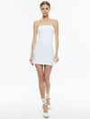 PALMER DENIM STRAPLESS MINI DRESS-ALICE + OLIVIA