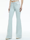 SB BELL JEAN-BLEACHED OUT INDIGO-ALICE + OLIVIA
