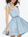 AMINA CORSET DENIM DRESS-FAE ULTRA LIGHT BLUE-ALICE + OLIVIA