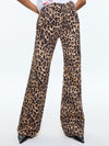 WEEZY LEOPARD JEAN-SPOTTED LEOPARD DARK TAN-ALICE + OLIVIA