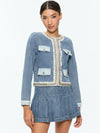 LANDON DENIM JACKET-AVERY BLUE-ALICE + OLIVIA