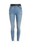 GOOD HIGH RISE LEATHER COMBO JEAN-ALICE + OLIVIA