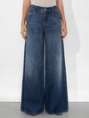BRANSON JEAN-DARBY VINTAGE BLUE-ALICE + OLIVIA