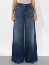 BRANSON JEAN-DARBY VINTAGE BLUE-ALICE + OLIVIA