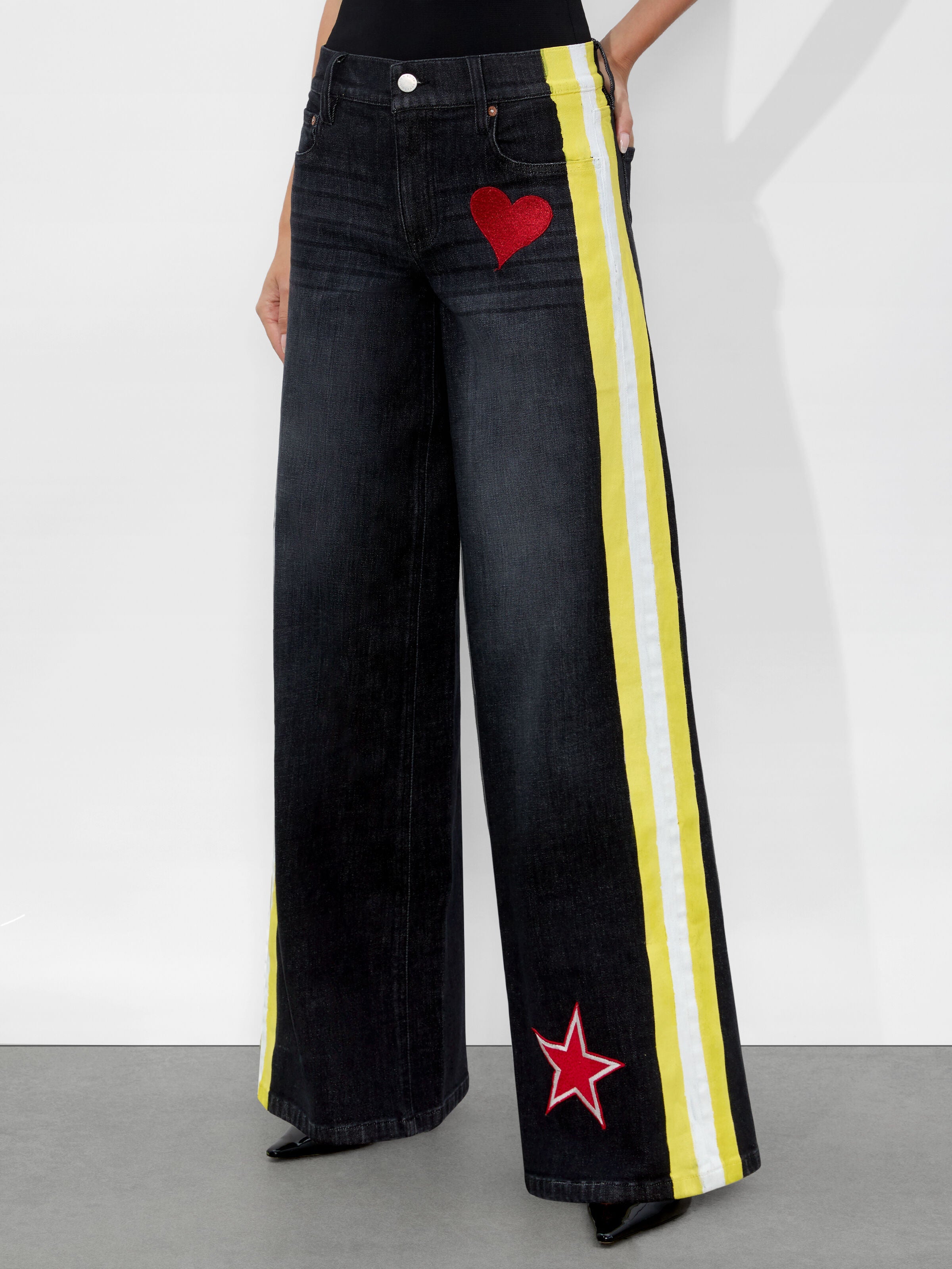 TRISH JEAN-MAYA CHARCOAL BLACK-ALICE + OLIVIA