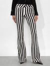 STACEY LOW RISE BELL JEAN-POSITANO STRIPE BLACK-ALICE + OLIVIA
