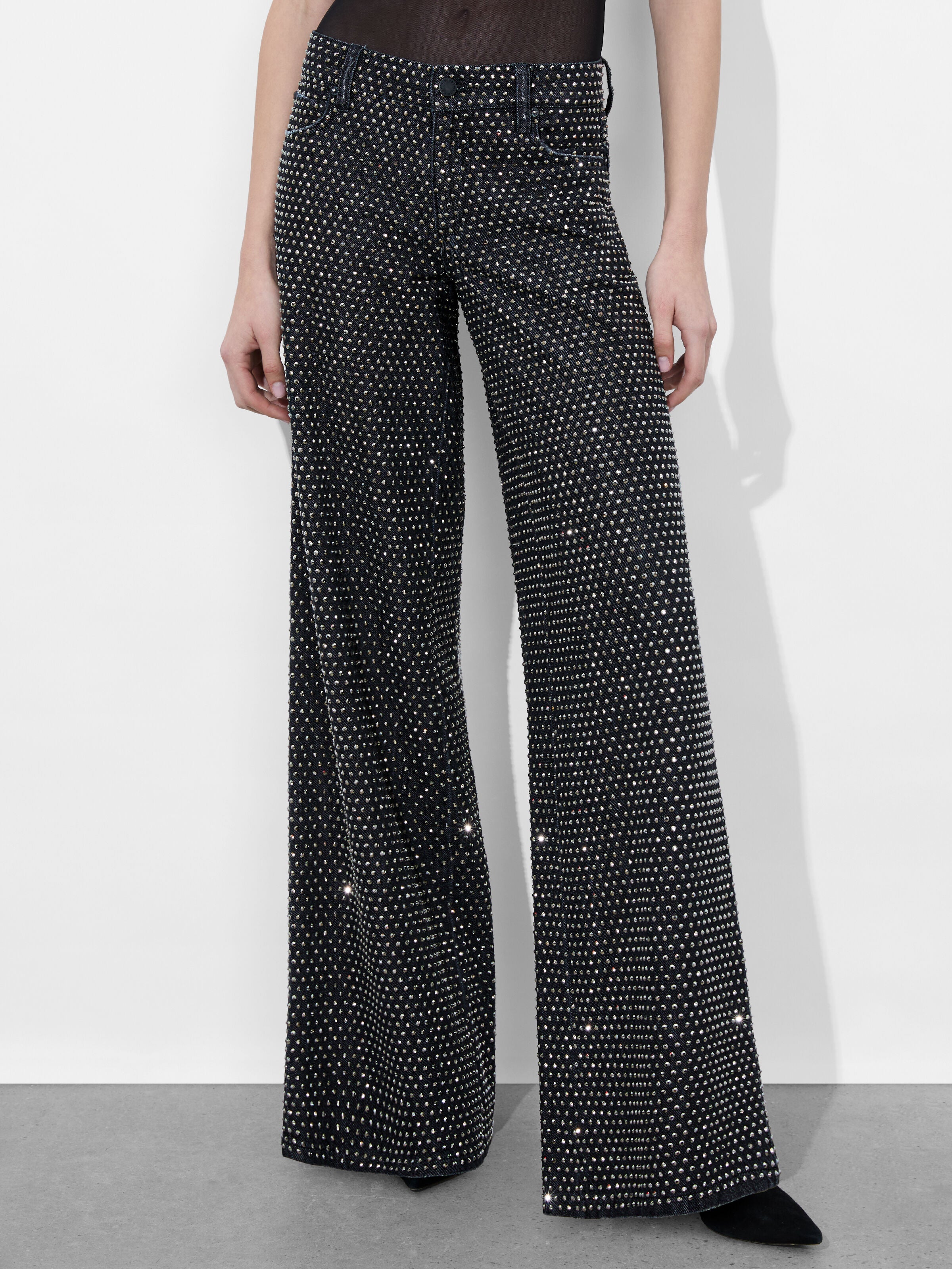 TRISH EMBELLISHED JEAN-ALICE + OLIVIA