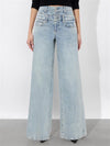 COOL DOUBLE WAISTBAND JEAN-ALICE + OLIVIA